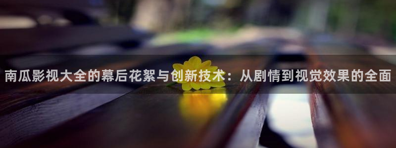 精品日韩欧美影院：南瓜影视大全的幕后花絮与创新技术：从剧情到视觉效果的全面